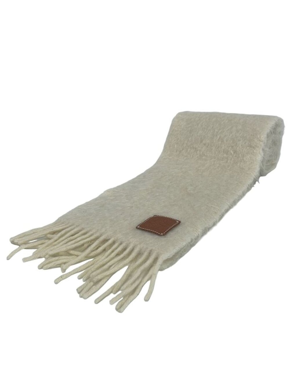 Loewe Scarf White Wool